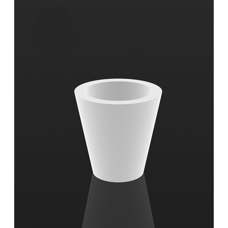 Cono Self-Watering Resin Pot Planter, 20" H x 19.75" W x 19.75" D