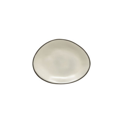 Stacked Organic Handmade Stoneware Dinner Plate