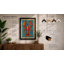 Centered Lobster Retro - Framed Print-808035830-808035828