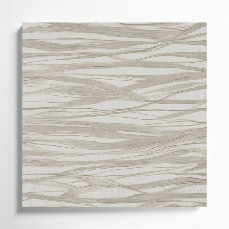 Minimalisme 19, art mural sur toile grise, H 12 po x l 12 po