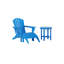 Chaise Adirondack en plastique avec repose-pieds Altura-87465142