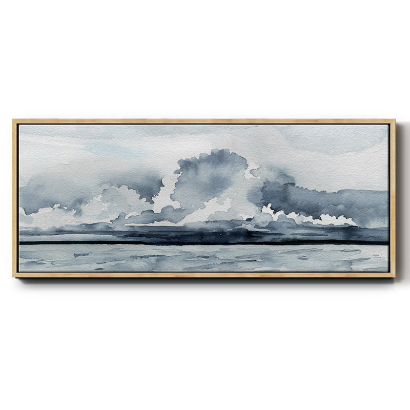 Passing Rain Storm II- Framed Canvas