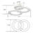 Modern LED Ceiling Light Matte White 15W 4000K