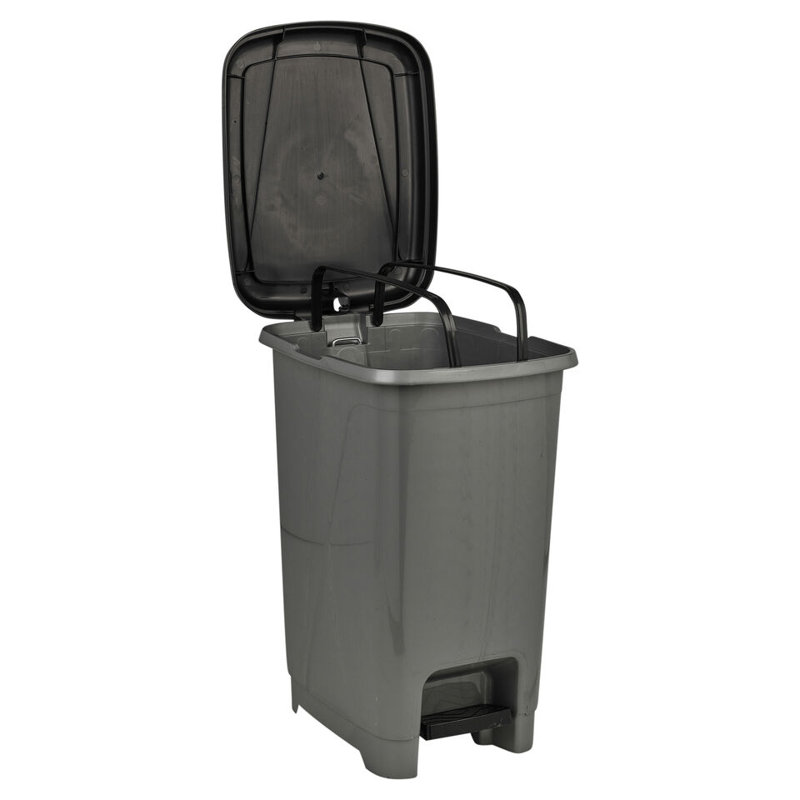 Baymore Plastic Recycling Bin - 15L, Grey