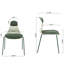 Chaise d'appoint rembourrée Shady-2118272972
