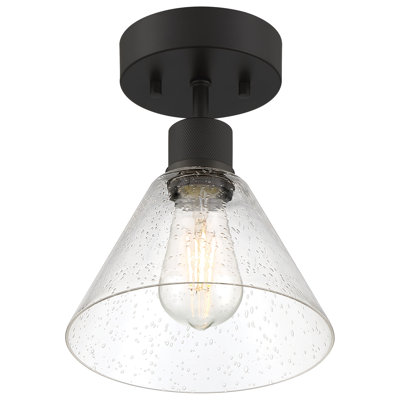 Southglenn Glass Semi Flush Mount