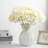 Artificial Hydrangea Flower Head With Pole-2097806390