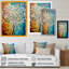 «Bright Blossoming Minimal Wildflowers V», reproduction sur toile-87374581-87374582