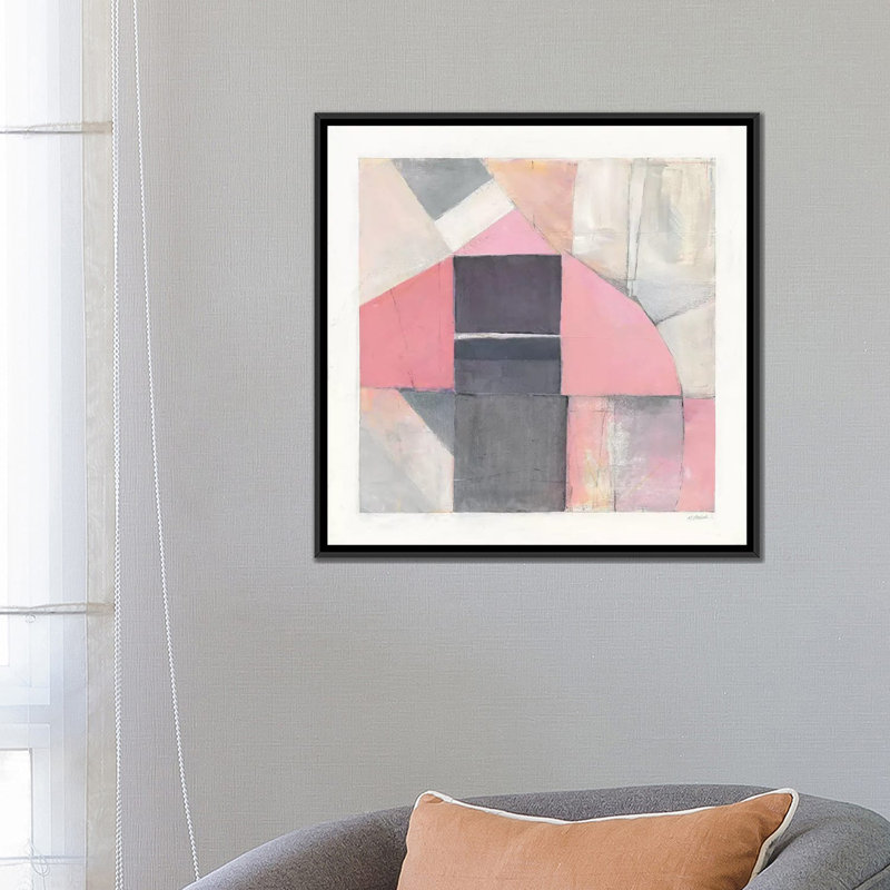 « blushing mariée », reproduction sur toile, H 12 po x l 12 po x P 0,75 po, Toile avec cadre noir, Pas de tapis