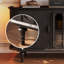 Buffet de rangement moderne moderne de luxe noir.
