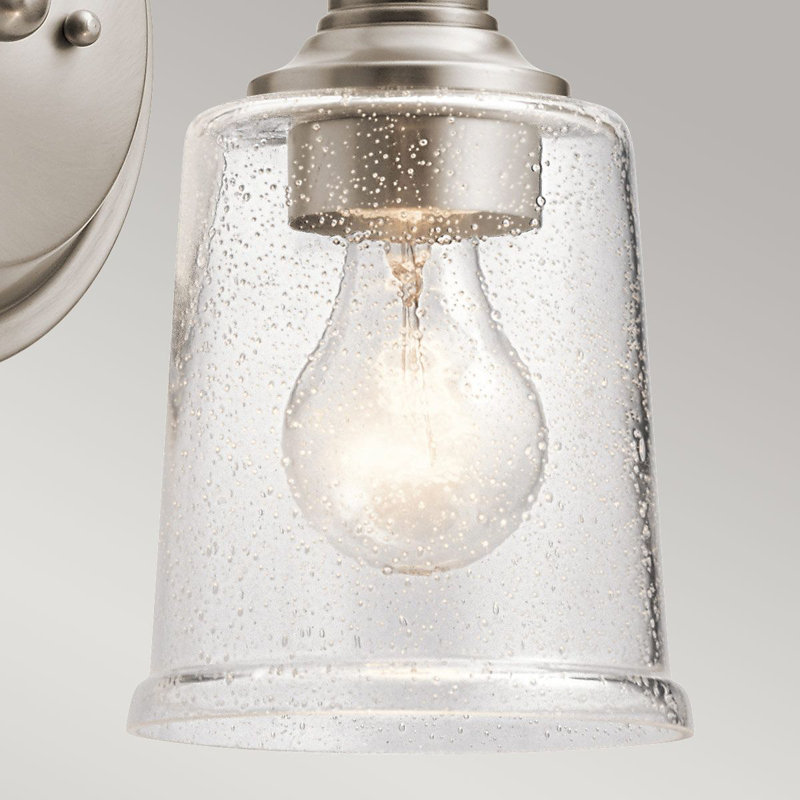 Eide Steel Armed Sconce, Polished Chrome