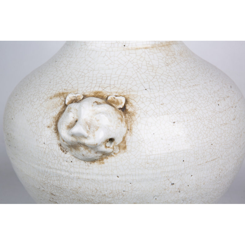 Handmade Table Vase, White