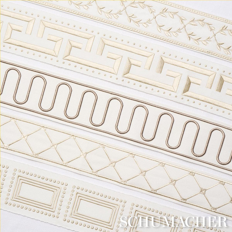Schumacher X Paloma Contreras Maison Vine Trim, Ivory