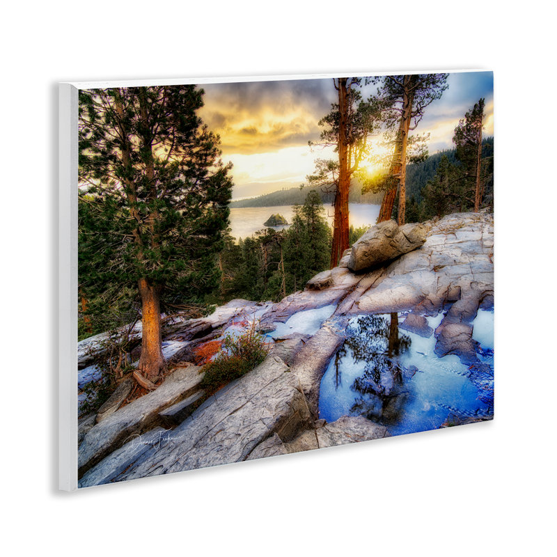 "Forest Cliff Landscape", art mural par Dennis Frates