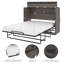 Lit armoire avec matelas Pur-89000549-89602566