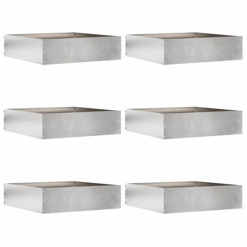 13 cm H Stainless Steel, 13cm H x 50cm W