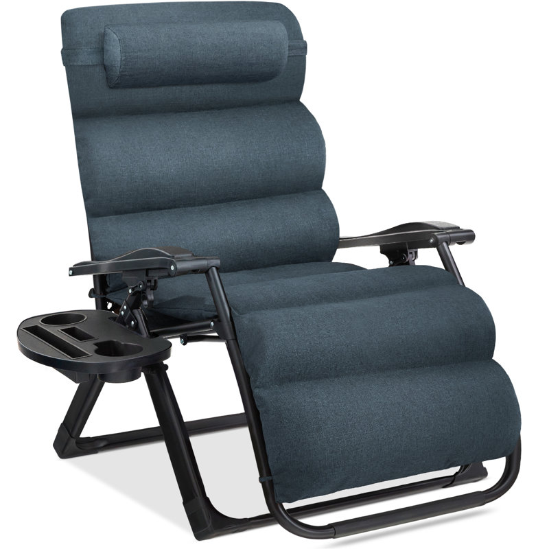 Rodriga Folding Zero Gravity Chair, Graphite Blue