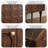 Retro Nut-Brown Solid Wood Sideboard