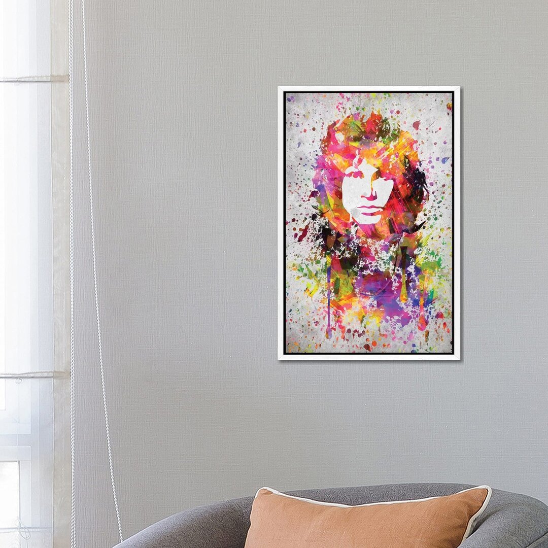 Leinwandbild - Grafikdruck „Jim Morrison” von Aged Pixel