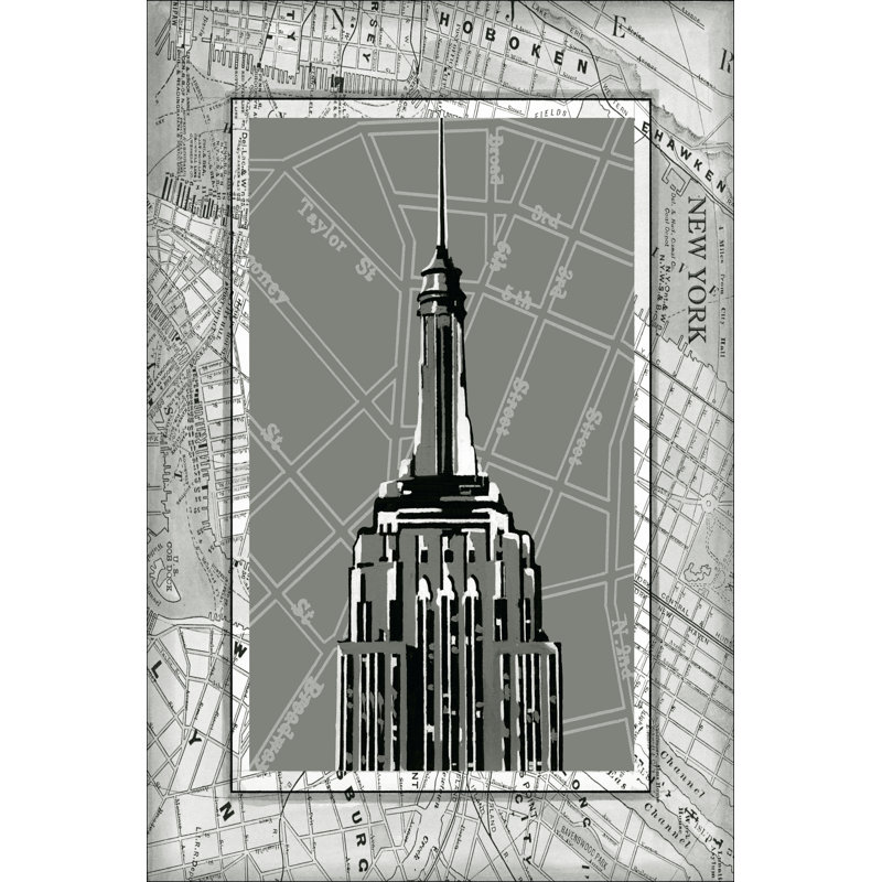 Tour Of New York II by Ethan Harper - Wrapped Canvas Print, 46cm H x 30cm W x 3.8cm D