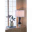 Lampe de table en aluminium noir D15x26,7