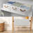 Portable Clothes Storage Box Foldable Thick Cloth Storage And Storage Bag For Organizing Bedroom Wardrobe Clothes With Window Storage Nano White And Linen Model.(17.7"×11"×7.8"(45cm*28cm*20cm))