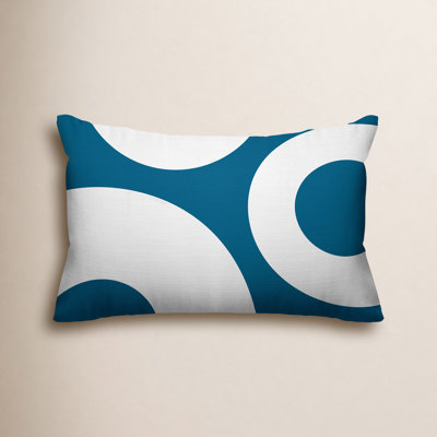 Luella Geometric Outdoor Reversible Throw Pillow