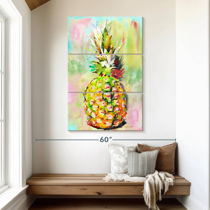 Yarlin Sunshine Pineapple, 50" H x 32" W