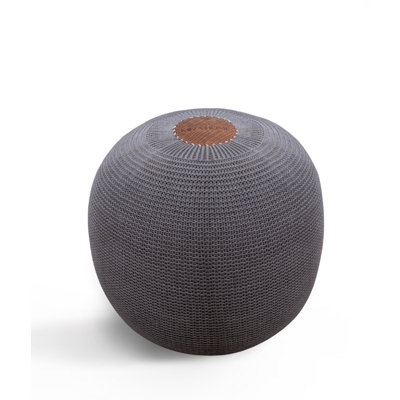 Fluffy 40 cm W Round Pouffe