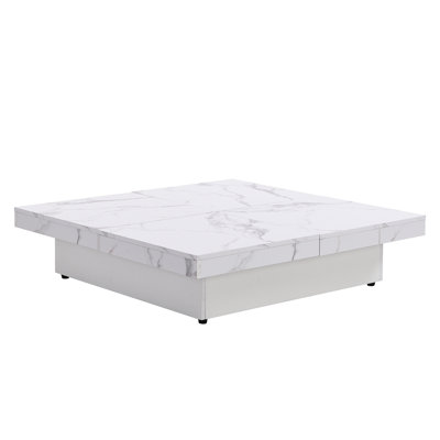 Karlette Coffee Table Square Coffee Table Center Table Large Coffee Table