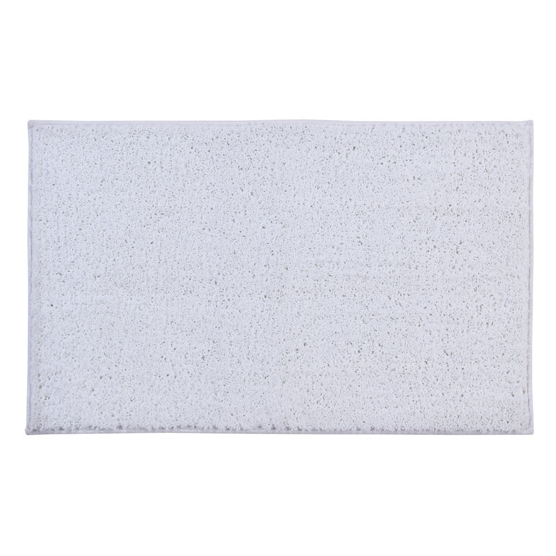 Alheidis Non-Slip Bath Rug, White