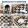 Washable Easy Jute Rugs for Living Room Modern Checkered Bedroom Carpet with Non-Slip Backing, Contemporary Geometric Indoor Outdoor Floor Mats for Kitchen, Backyard, Patio