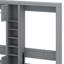 Deux lits escamotables doubles avec armoires et tablettes-170678937