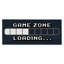 «Game Zone chargement Pixel texte vidéo Gamer» par Lil 'Rue - impression-105386448-105386452