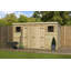 Shiplap Pent Wooden Shed-122082487