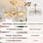 Depuley Bedroom Ceiling Fan With Lights: 20" Gold Chandelier Small Fan With Remote Control - Modern Flower Fandelier For Girl's Bedroom Living Room Kitchen