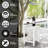 36*36*47Cm Single Layer Square Hdpe Side Table White-2096602030