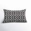 Liza Pillow Cover & Insert Rectangle in Black/White