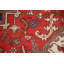 Tapis géométrique rouge 6 x 9