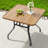 Square Patio Table With Umbrella Hole-936923691