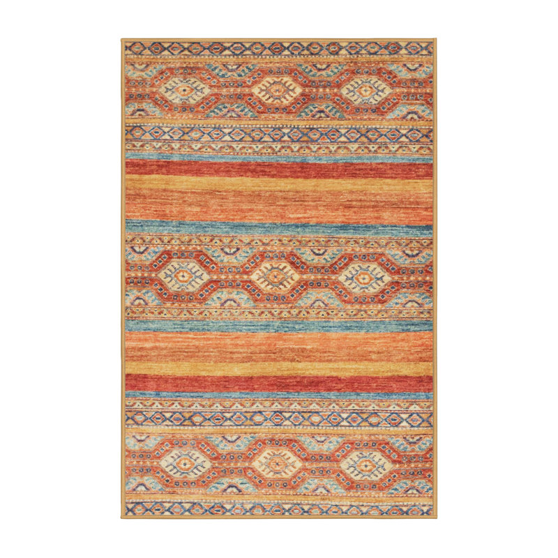 Abstract Indoor Rug, Round 7'