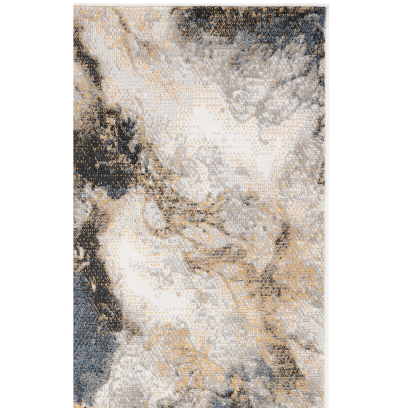 Pyramid Performance Abstract Rug, Runner 2'2" x 8'