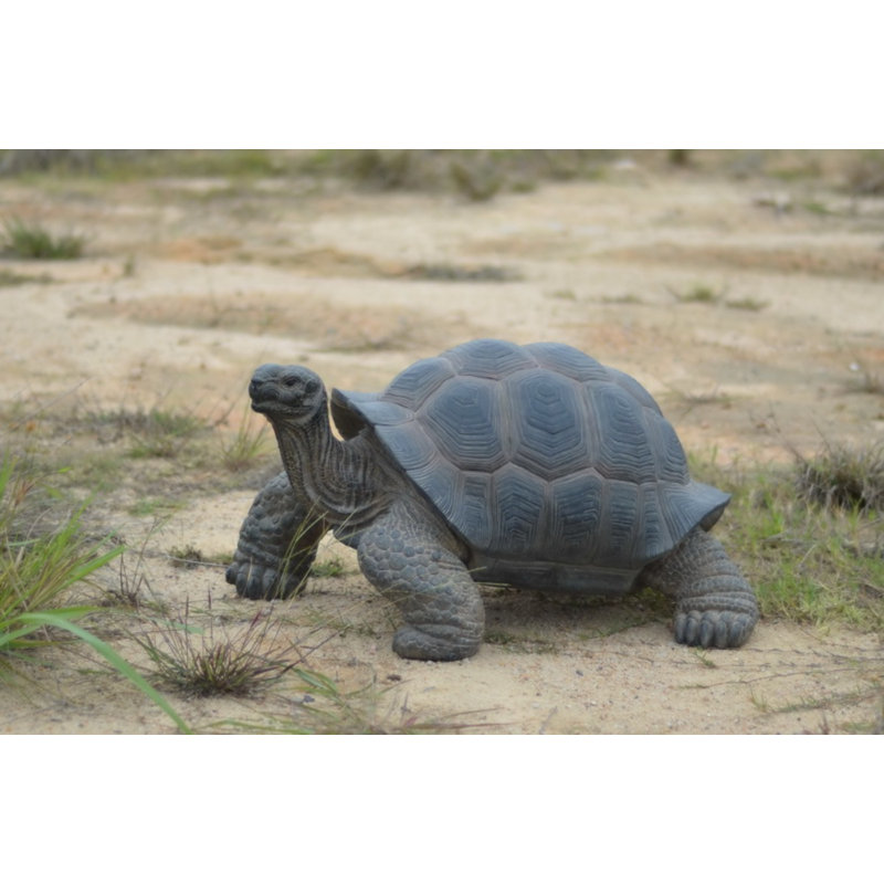 Large Realistic Polyresin Tortoise Garden Statue