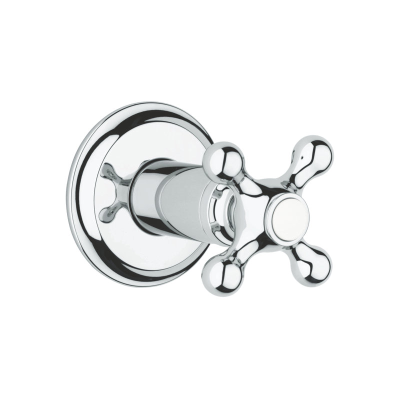 Garniture de robinet de douche à contrôle de volume Seabury® seulement, Chrome ciel étoilé