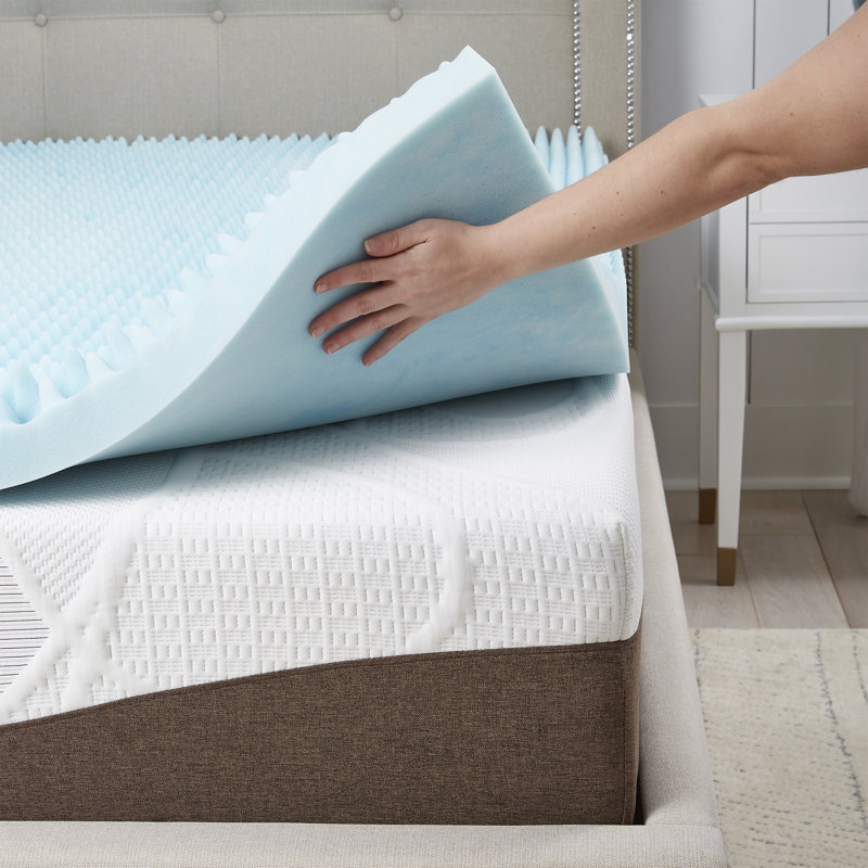 Surmatelas en mousse viscoélastique réversible Slumber Solutions, Grand, 3"
