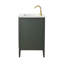 Ensemble de meuble-lavabo simple 30 po avec dessus en pierre reconstituée Bilroy-1395060401