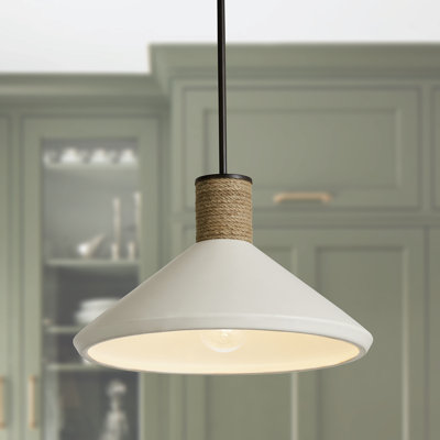 Luminaire suspendu conique à 1 lumière Gwenelle
