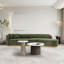 Canapé modulaire en chenille 132 po vert olive Daria
