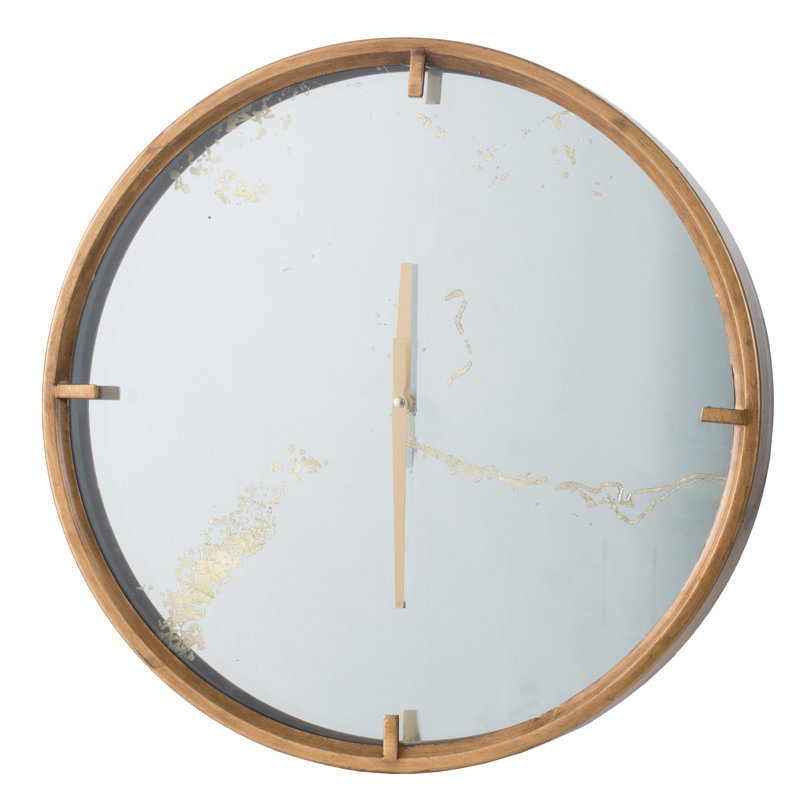 Nena Michele Wall Clock, 19.7" H x 19.7" W x 2.6" D