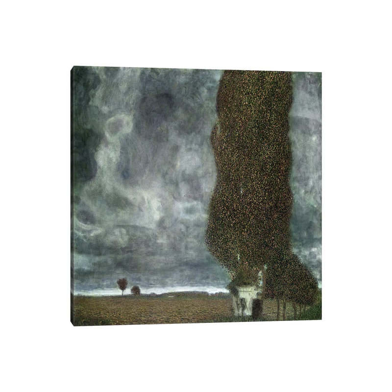 Approaching Thunderstorm (The Large Poplar II), 1903 by Gustav Klimt - Wrapped Canvas Gallery-Wrapped Canvas Giclée